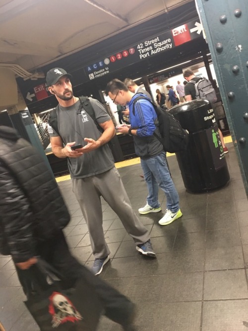 everydayhotness: Times Square Station - NYC - 9/6/17 Like this? Follow these: NSFW page @everydayhot