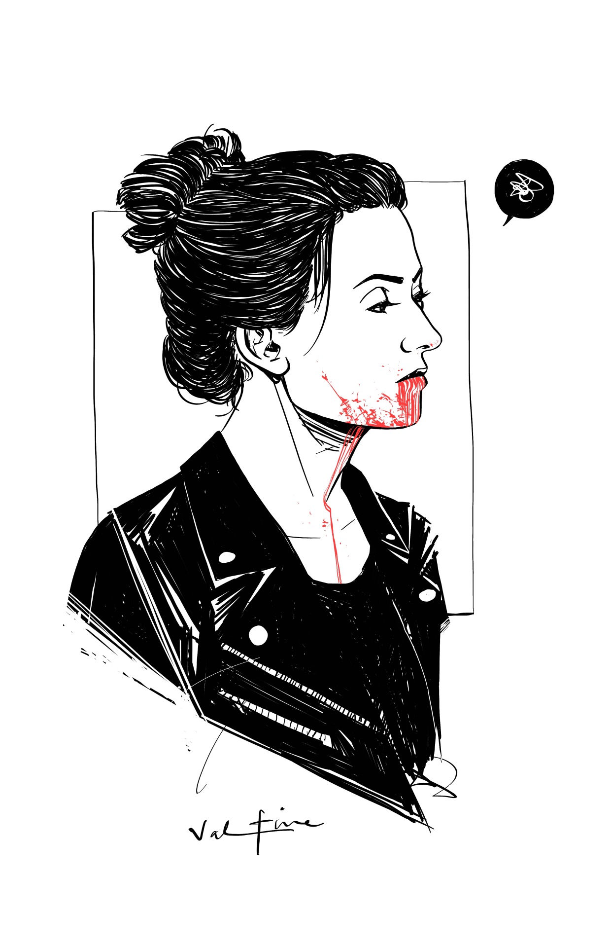 valentinemichaelsmith:  carmilla inktober so far. 