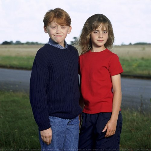 nymphadoratonks:asktheboywholived:littlegirlweasley:Baby Emma, Dan, and RupertStop. It. How cute is 