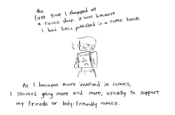 itswalky:  gingerhaze:  callmeprofessor:  dommykittenmommy:  gingerhaze:  Oh, I know I have it better than a lot of would-be comics buyers, and that’s what worries me. I’ve had it with the self-appointed gatekeepers in comics.   I hate going into