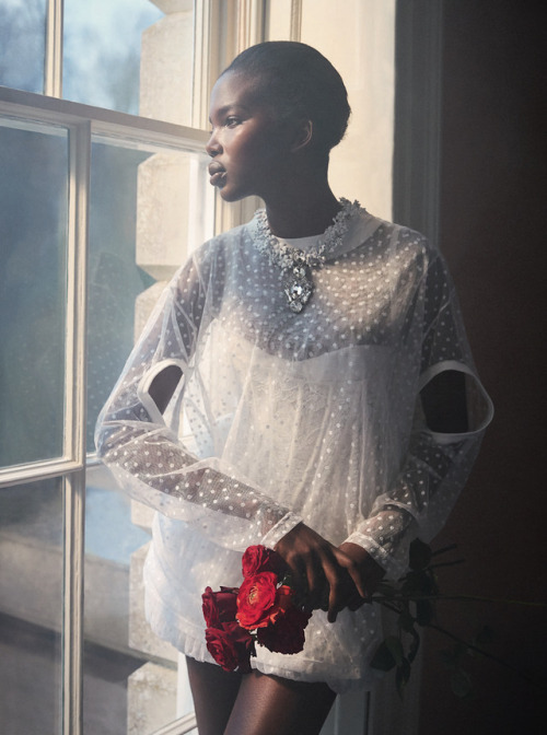 shadesofblackness - AAMITO LAGUM IN HARPER’S BAZAAR UK APRIL 2019...