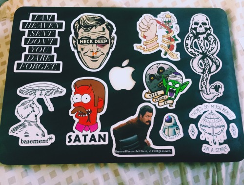 New stickers arrived, finally completed my laptop :)