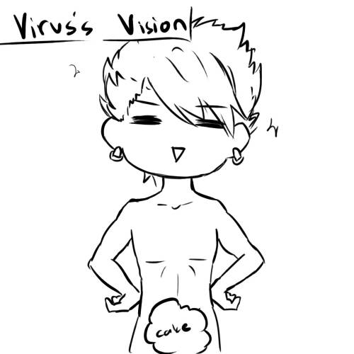 lonely-hinna:HAPPY BIRTHDAY VIRUS (U3U) ( I wish I made these for Clear too :’)