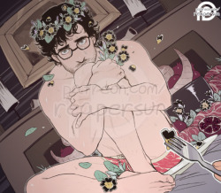 Support me on Patreon =&gt; Reapersun on PatreonHere’s February from my Hannigram calendar~ I went with primrose over violets because I found this cool variation called Silver-laced Black Primrose; unfortunately I didn’t think to google primrose pics