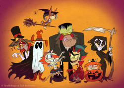 snaggle-teeth: longgonegulch:  Happy Halloween, Gulchfolk!   Wanted to wish everyone a spooky and festive holiday! So we know what you’re thinking….where’s the trailer???  Well, its pretty much done and ready to go but there’s been a couple