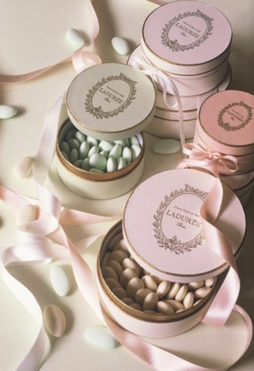  ♕Feminine Charm♕ | Jordan almonds gift boxes by Ladurêe, Paris  