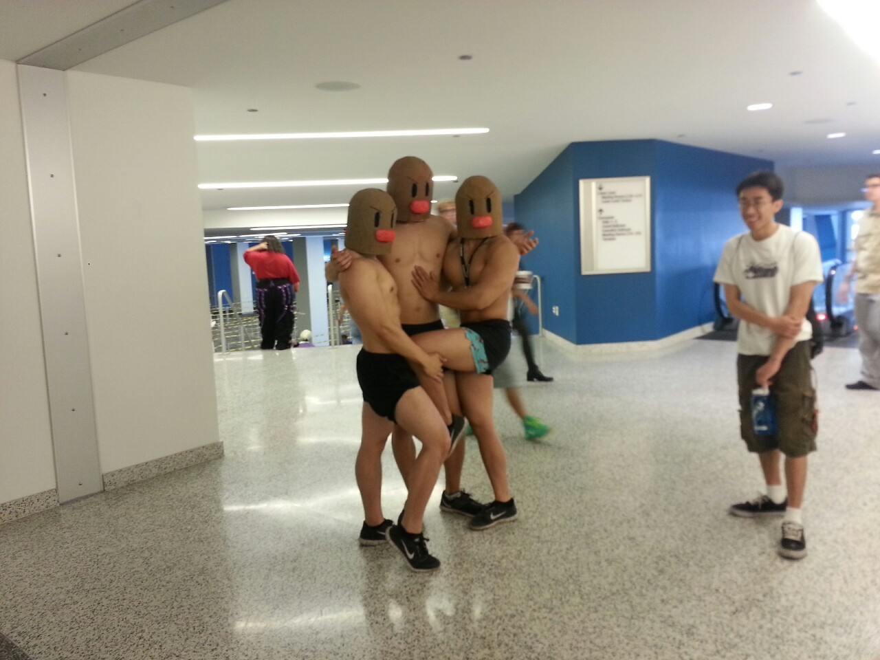 wessasaurus-rex:  rememberthewolf:  Came across these guys who cosplayed as Dugtrio.