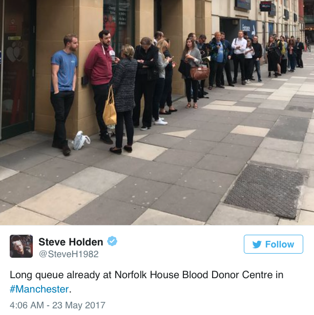 micdotcom:  Manchester residents offered homes, rides and blood after attack. Here’s