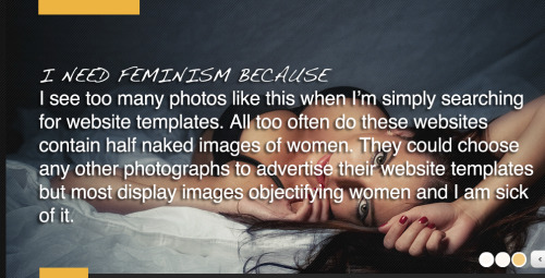 whoneedsfeminism: I NEED FEMINISM BECAUSEI see too many photos like this when I’m simply searc