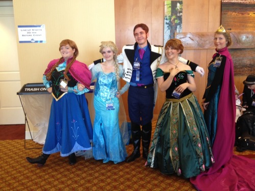 kiestu: ferallion: Our buddy cosplaying Hans at KumoriCon 2014 =^^= &ldquo;Princess!?&rdquo;