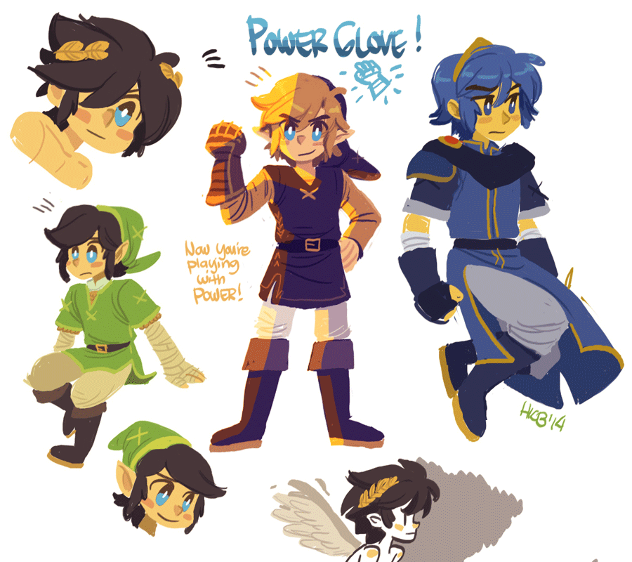 epicsmashtime:  Some old doodles  :) 