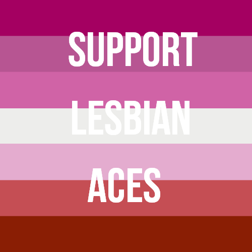 nonbinarypastels:[Image: The lesbian pride flag with white text on it that reads “support lesb