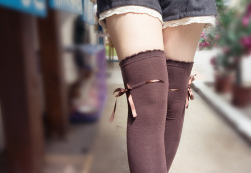 desuu-ka: Soft sister lace Cotton Stockings | discount code: keikochanAvailable colors: wine re