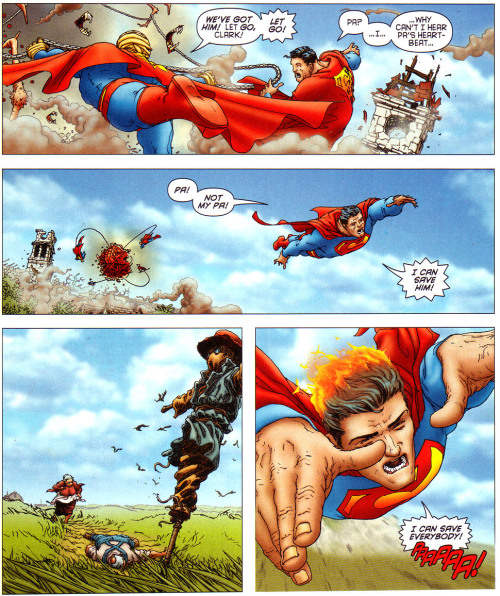 Memorable Moments In Comic Books: Death of Jonathan Kent  Source: All-Star Superman #6 This is one o
