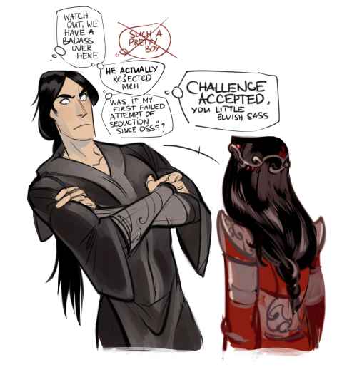 melkorwashere:”Then hate overcame Fëanor’s fear, and he cursed Melkor and bade him be gone, saying: 