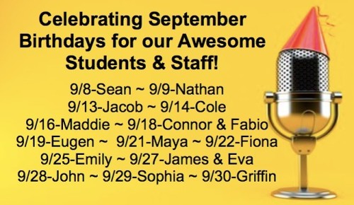 Have a wonderful birthday September friends! 🤘🏻🥳
.
.
.
#sordoylestown #doylestownschoolofrock #schoolofrock #doylestown #dtown #septemberbirthdays #celebrate (at School of Rock Doylestown)
https://www.instagram.com/p/CTaUQkln9_9/?utm_medium=tumblr