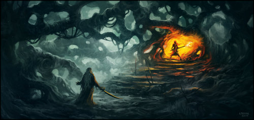 cinemagorgeous:  Artwork by the brilliant Andreas Rocha. 