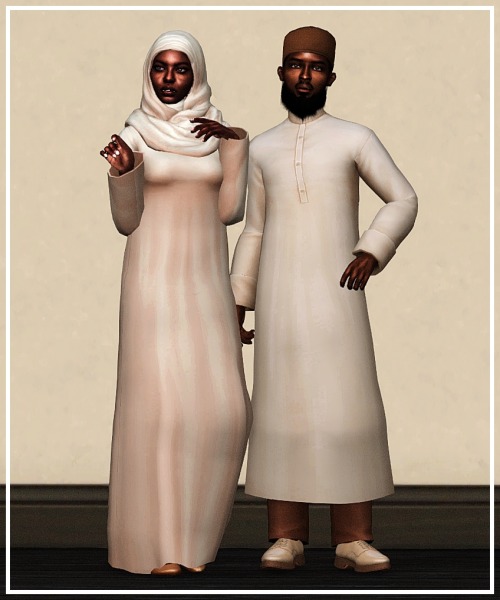 ☪️ PRAYER CLOTHING ☪️ Hi everyone! Happy Passover, Easter, and Ramadan! I finally finished my muslim