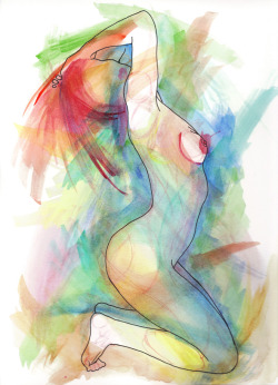 artforadults:    weshouldbestrangers submitted ——— watercolor