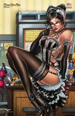 Jamietyndall:  Zenescope Exclusive Cover For Wondercon  Pencils &Amp;Amp; Inks By