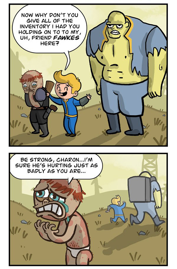 dorkly:  Fallout Companion Break-Up 