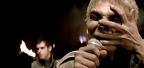 mypaopuromance:  Gerard + dramatic/theatrical faces exhibit A: Famous Last Words
