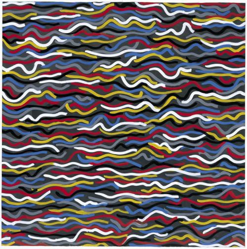 Squiggly BrushstrokesSol LeWitt (American; 1928–2007)1997Gouache on paperDallas Museum of Art, Dalla