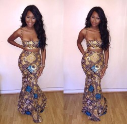 afrikabcbg:  Miss Kamale   Love the garb!