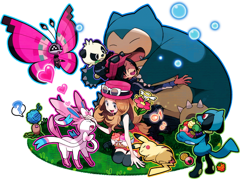 hirosesyasuho: i edit some official artwork from pokemon yeah (i found them on bulbapedia)
