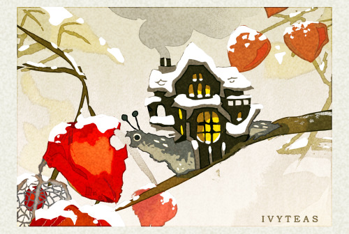 ivytea: travelling maison of snail 