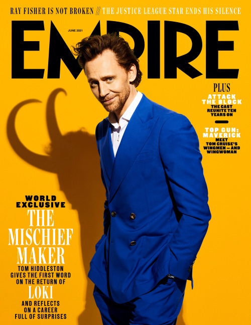 lokihiddleston:The God of Mischief is back.Check out @twhiddleston on the brand-new cover of EmpireM