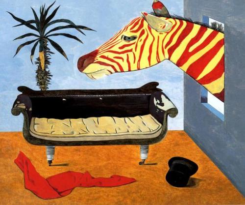 artist-freud: The Painter’s Room, 1944, Lucian Freud Medium: oil,canvas