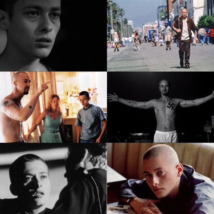 willywankaandtheslaughterfactory:  AMERICAN HISTORY X -1998 So I guess this is where