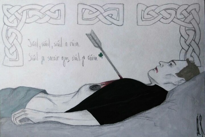 arthurriddle:  I killed Moran as Saint Sebastian.  Lothlórien - Siúil a Rúin🍀