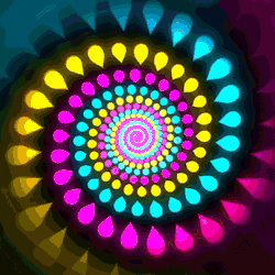 infiniteobedience:  hypnosis-slave:  Mmmm the colors  That’s it, watch the swirling colours, around and around and around, overwhelming your brain with fabulous sensations of euphoria as the colours drag you down down down. The forever repeating spiral