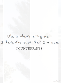 deathingly:  Counterparts - Witness 