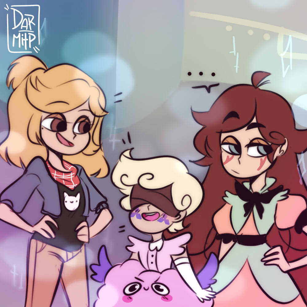 darmitp: me and Estela we are fangirls of these beautiful starco child sorry for