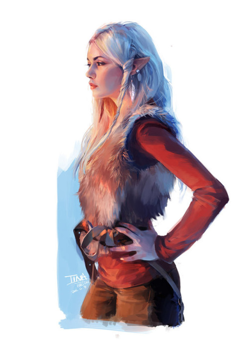 Elf  Tianjun Wang www.artstation.com/artwork/YbQLP