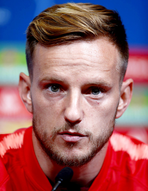 dailyfcb:Ivan Rakitic of Barcelona looks on during a press conference prior to the UEFA Champions Le