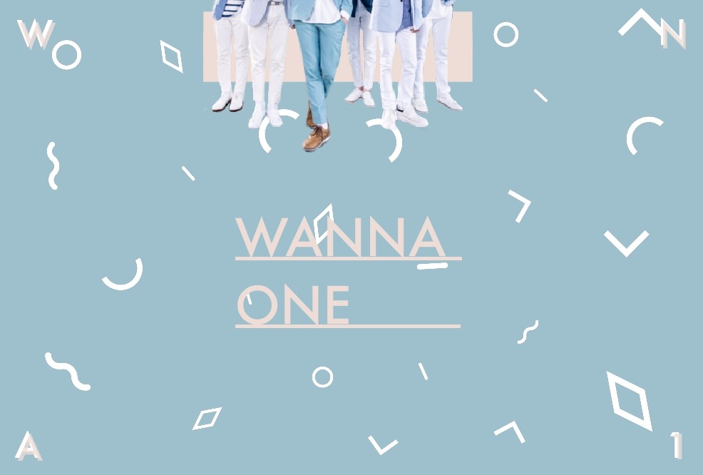 minibugi:  wanna one (hyung line)   hite beer [ 1st panel background - starline ]