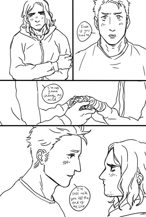 no-melon:have an embarrassingly cheesy and probably ooc stucky comic of varying quality that i thumb