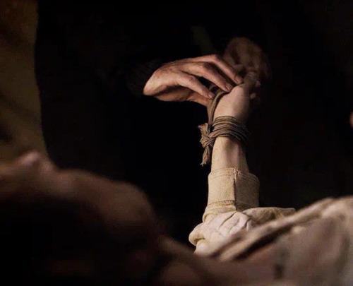 James Bites His Hands Until Hes Bruised And Bleeding To Try To Keep From Crying Out While Being Hauled.