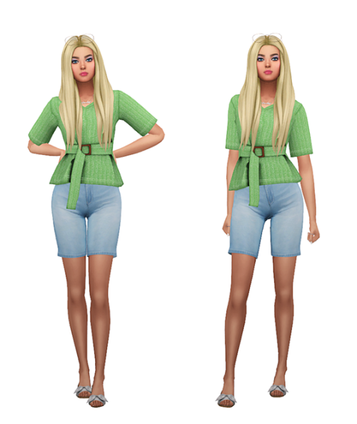 thekims4: TS4 Daily Fashion Lookbook #4 Default Skin / Body Overlay / Hair / Eyelash / Eyes / Nosema