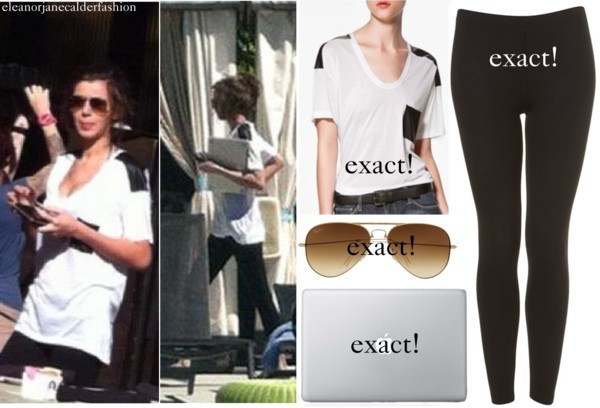 Eleanor Calder Fashion — Eleanor was spotted at the pool in LA wearing  this...