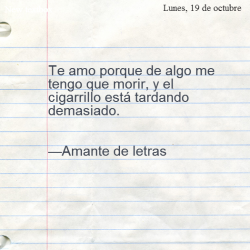 somosamantesdeletras:  Te amo…