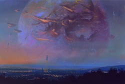 cinemagorgeous:  Striking sci-fi artwork by Martin Parker. 