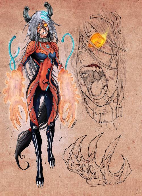 w-a-r-f-r-a-m-e:  This guy’s art is B A D A S S.  thunderalchemist18 on deviantart