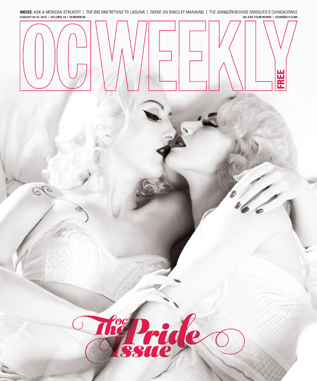 officiallymosh:  OC WEEKLY - The Pride Issue - Out on stands tomorrow! Photographer: