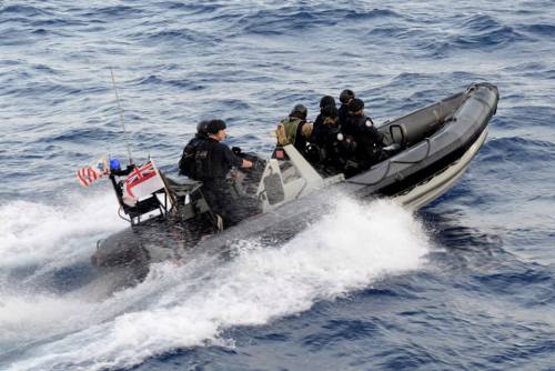 Sailors from HMS Lancaster have dealt a further blow to the drugs trade after seizing cannabis and c