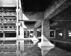 fuckyeahbrutalism: Katsushika Ward Office, Tokyo, Japan, 1963 (Takeo Sato &amp; Associates) 